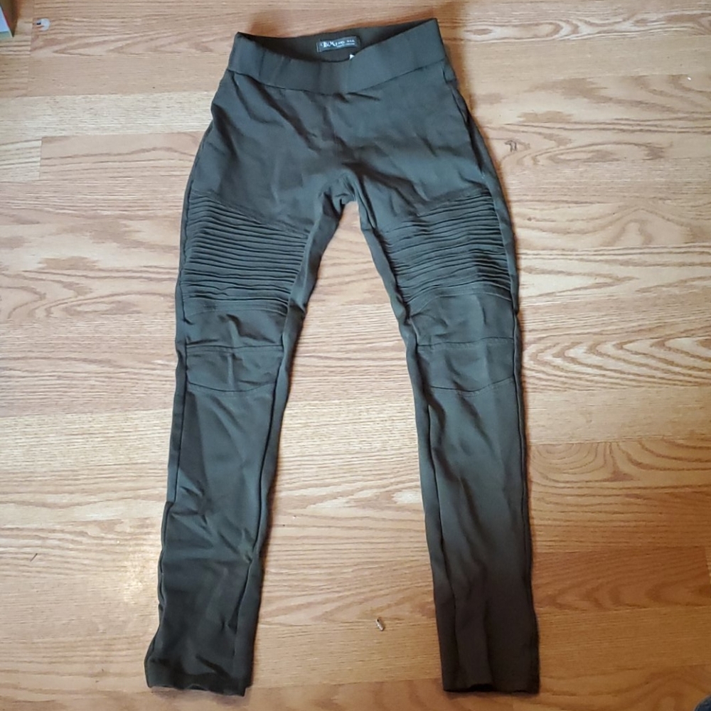 Dark green Leggings with pockets